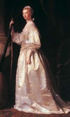Allan Ramsay Portrait of Lady Mary Coke Spain oil painting art